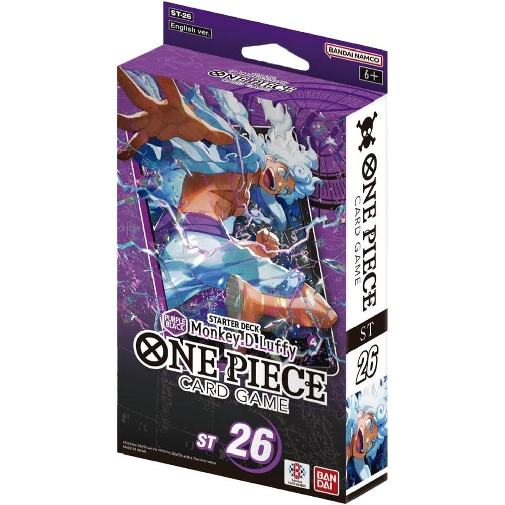 Starter Deck 26: PURPLE/BLACK Monkey.D.Luffy - Booster Pack